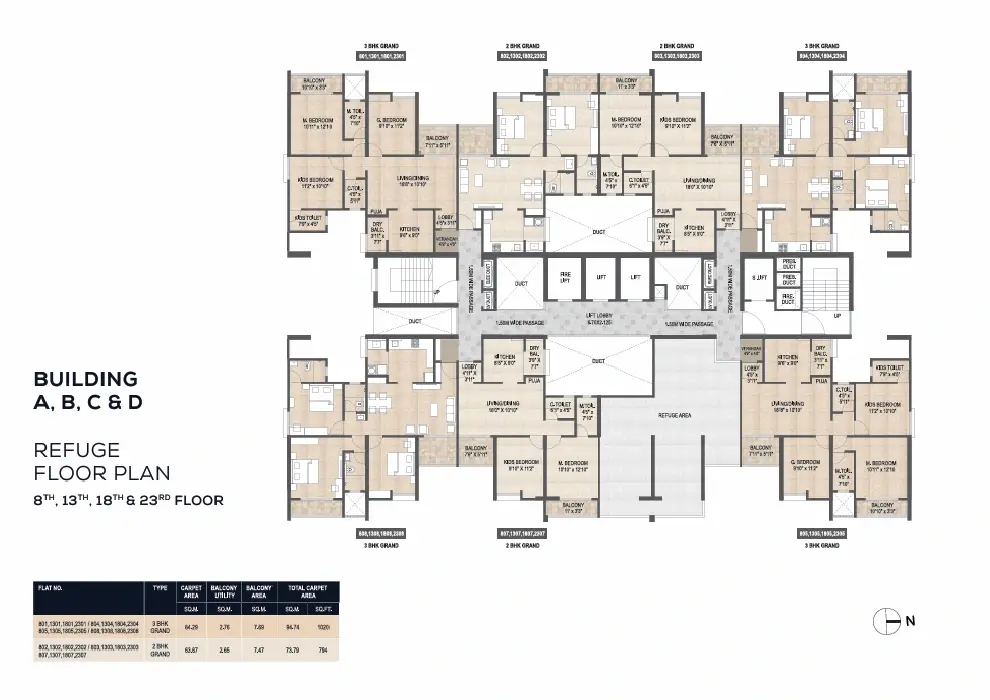 Mangalam Starview Refuge floor plan